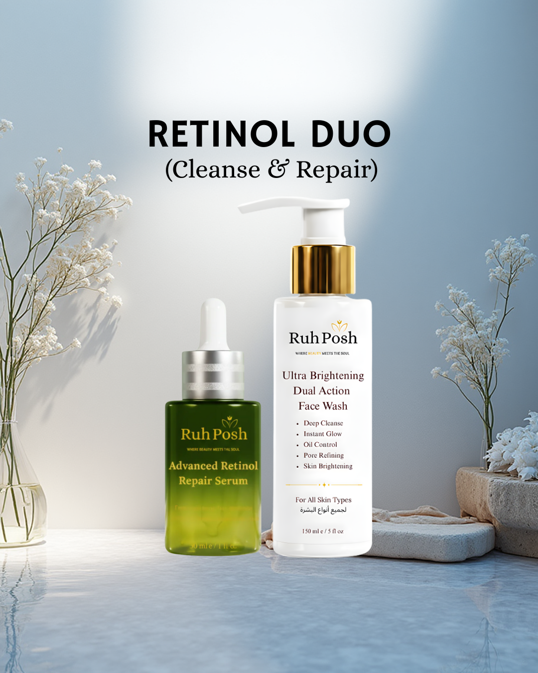 Retinol Duo (Cleanse & Repair)