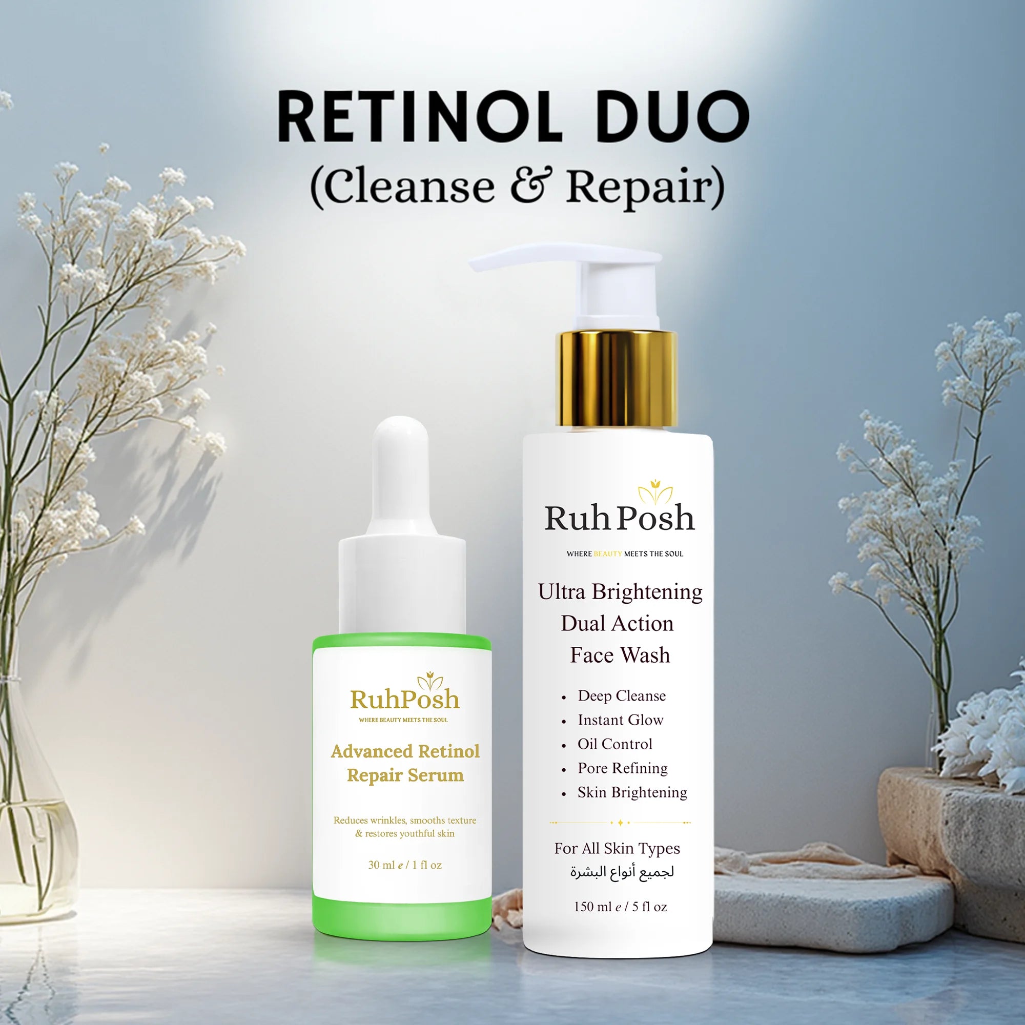 Retinol Duo (Cleanse & Repair)