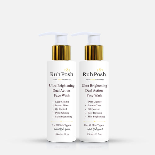 2 x Ultra Brightening Dual Action Facewash (Buy Two Save More)