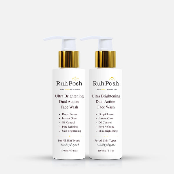 2 x Ultra Brightening Dual Action Facewash (Buy Two Save More)