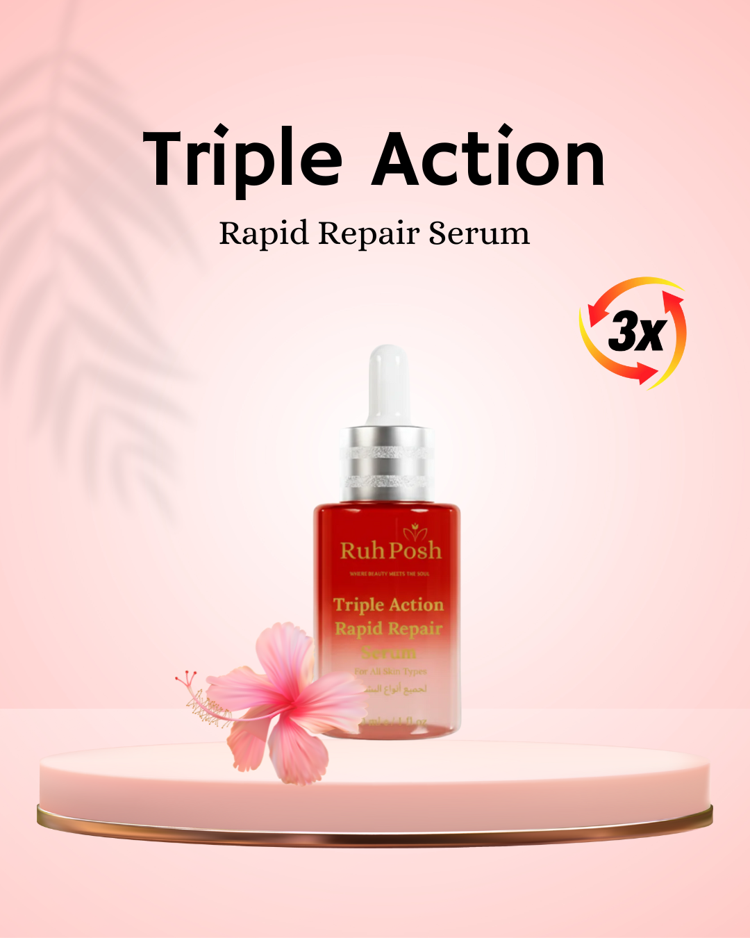 30ml Triple Action Rapid Repair Serum