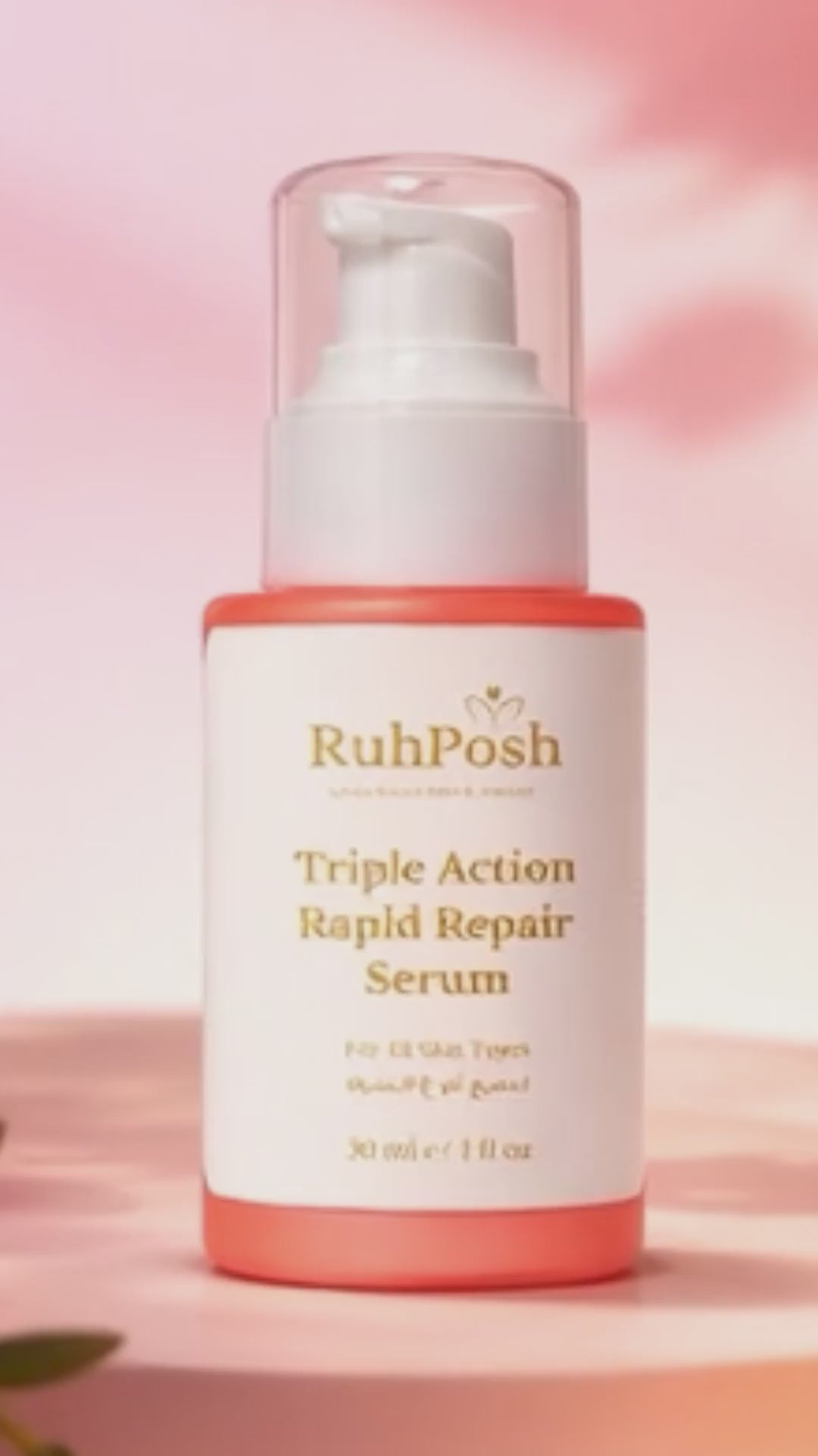 Load video: Triple Action Rapid Repair Serum